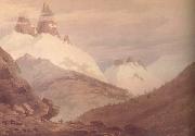 John Robert Cozens between chamonix and martigny (nn03) oil on canvas